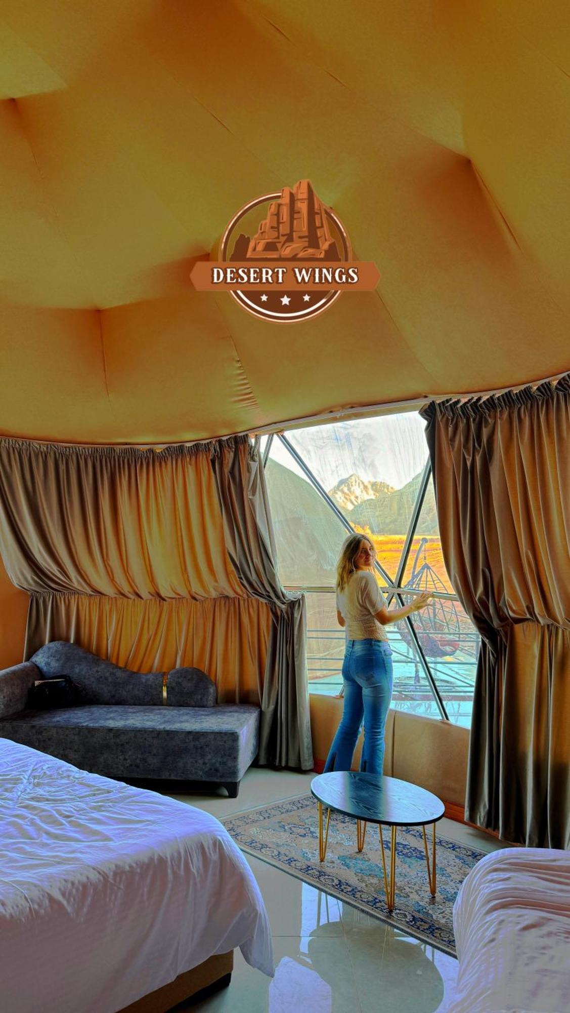 Rum Wings Bubble Luxury Camp ワディ ・ラム エクステリア 写真